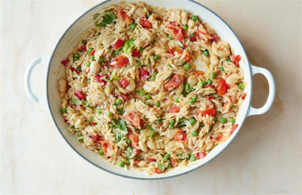 23. One-pan Veggie And Butter Bean Orzo