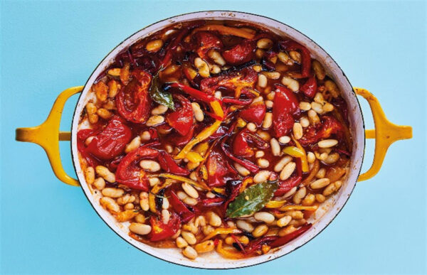 27. Slow-roasted Peppers With Chili, Garlic, And Beans