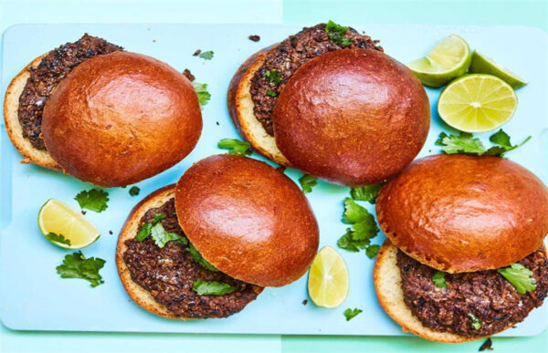 5. Chipotle, Mushroom, And Black Bean Burgers