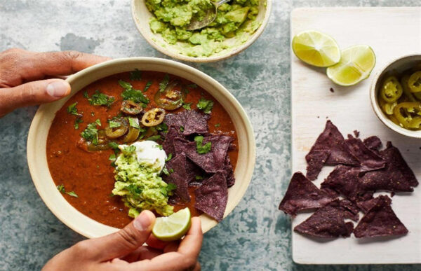 7. Black Bean And Chipotle Soup